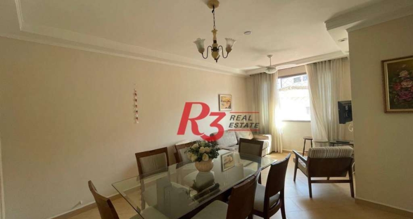 Apartamento com 2 dormitórios à venda, 116 m² por R$ 620.000,00 - Ponta da Praia - Santos/SP