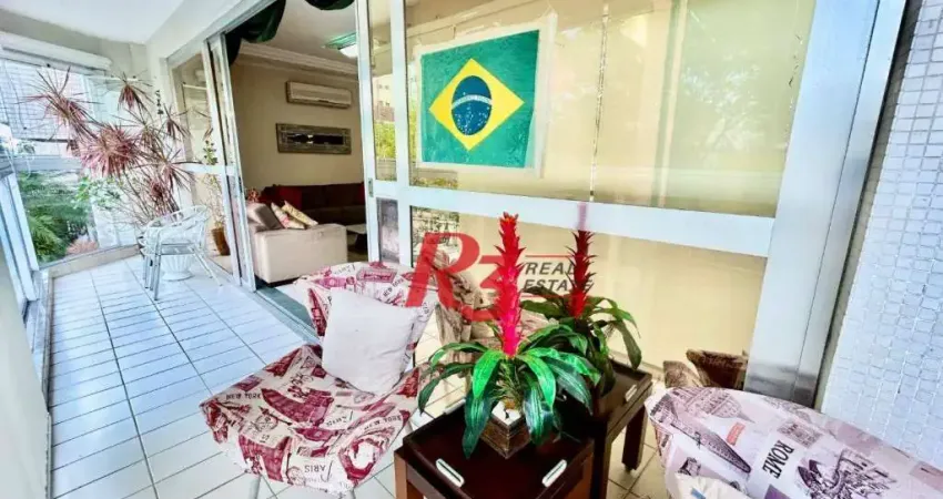 Apartamento à venda, 220 m² por R$ 1.500.000,00 - Aparecida - Santos/SP