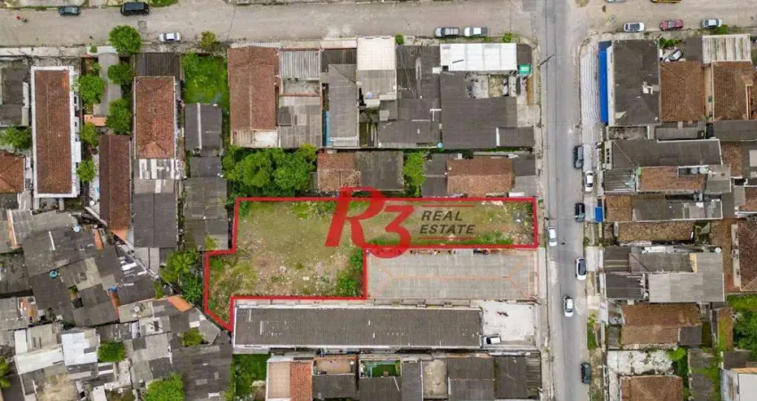 Terreno à venda, 862 m² por R$ 900.000,00 - Parque São Vicente - São Vicente/SP