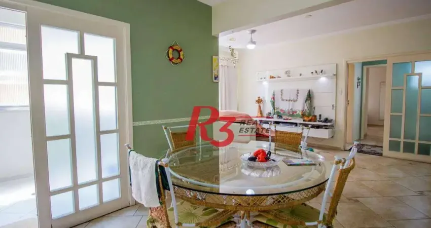 Apartamento com 2 dormitórios à venda, 149 m² por r$ 780.000,00 - pompéia - santos/sp