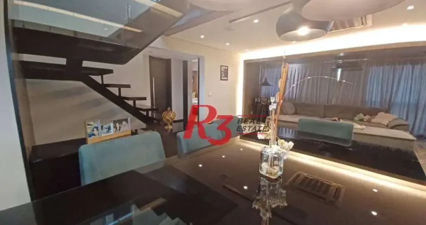 Cobertura com 4 dormitórios à venda, 177 m² por R$ 2.198.000,00 - José Menino - Santos/SP