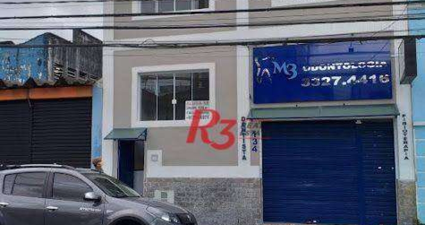 Sala para alugar, 42 m² por R$ 2.500,00/mês - Vila Matias - Santos/SP