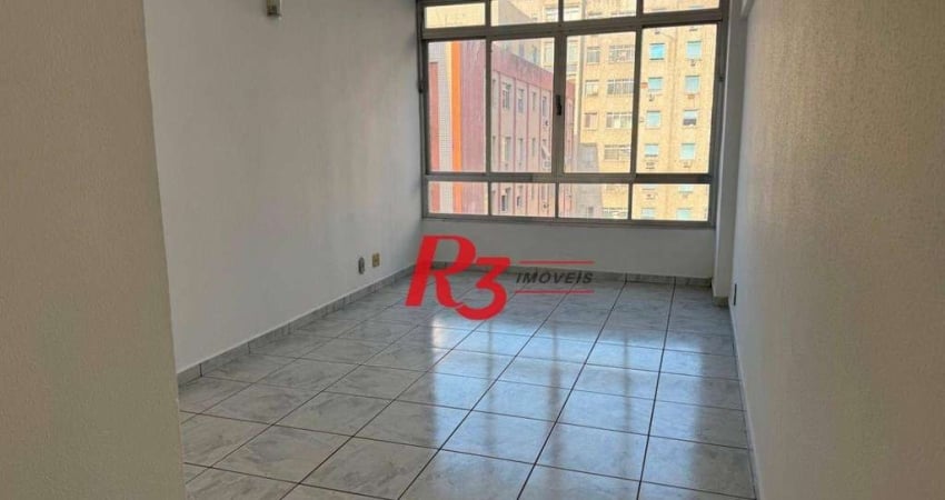 Apartamento com 1 dormitório à venda, 58 m² por R$ 345.000,00 - Aparecida - Santos/SP