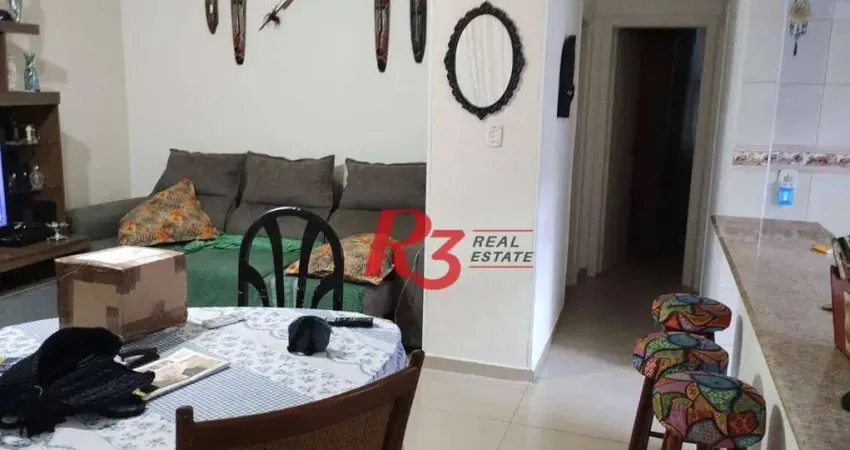 Apartamento com 2 dormitórios à venda, 156 m² por r$ 790.000,00 - josé menino - santos/sp