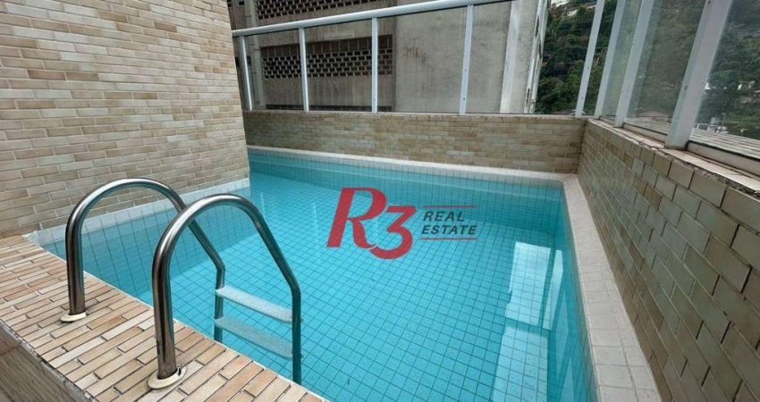 Apartamento à venda, 60 m² por R$ 450.000,00 - José Menino - Santos/SP