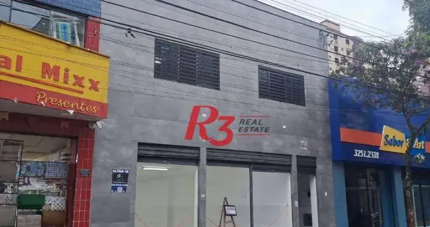 Loja para alugar, 150 m² por R$ 15.000,00/mês - Pompéia - Santos/SP