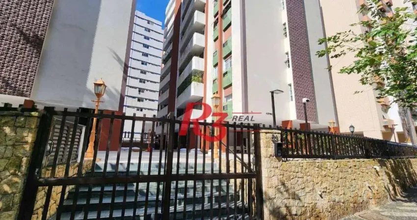 Apartamento com 3 dormitórios à venda, 161 m² por R$ 1.050.000,00 - Gonzaga - Santos/SP
