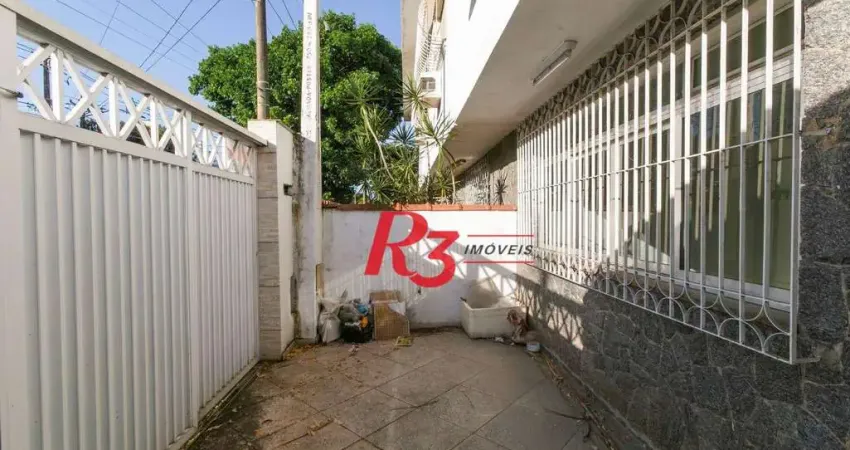 Sobrado com 3 dormitórios à venda, 157 m² - aparecida - santos/sp