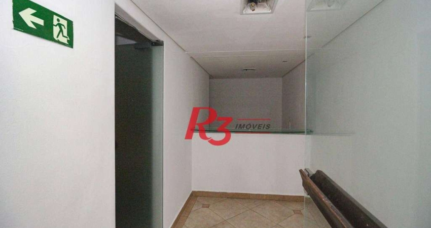 Sala para alugar, 92 m² por R$ 5.000,00/mês - Centro - Santos/SP
