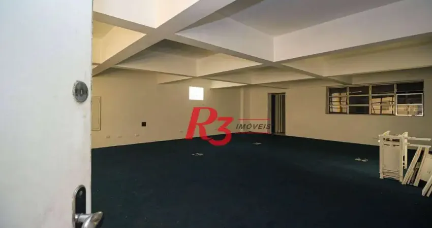 Sala para alugar, 92 m² por r$ 5.000,00/mês - centro - santos/sp