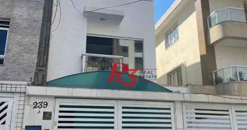 Casa com 3 dormitórios à venda, 130 m² por R$ 1.400.000,00 - Embaré - Santos/SP