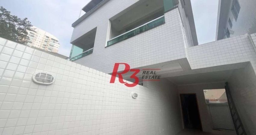 Casa com 3 dormitórios à venda, 150 m² por R$ 950.000,00 - Ponta da Praia - Santos/SP