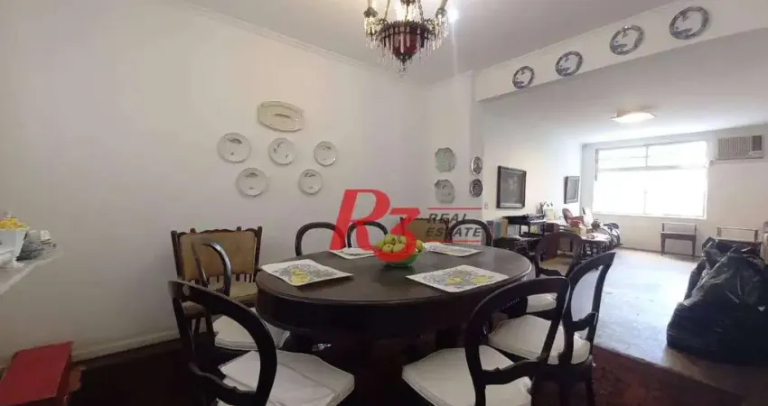 Apartamento com 3 dormitórios à venda, 224 m² por r$ 900.000,00 - gonzaga - santos/sp