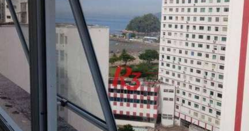 Apartamento Duplex com 3 dormitórios à venda, 75 m² por R$ 850.000,00 - José Menino - Santos/SP