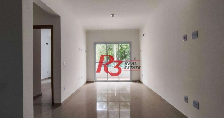 SOBREPOSTA ALTA DE FRENTE SACADA com 3 SUÍTES, VARANDA GOURMET COBERTA E DESCOBERTA, 2 VAGAS à venda, 148 m² por R$ 950.000  Ponta da Praia Santos SP