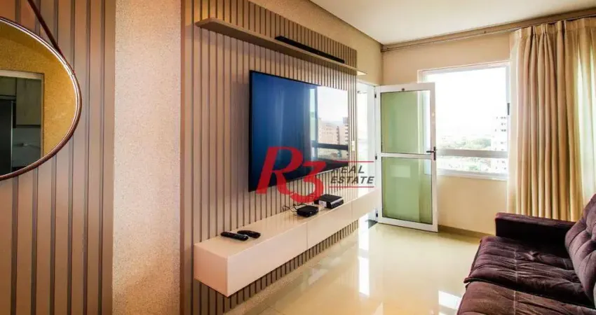 Apartamento com 2 dormitórios à venda, 74 m² por r$ 780.000,00 - vila matias - santos/sp