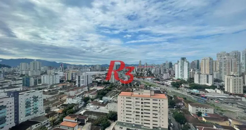 Apartamento com 1 dormitório para alugar, 40 m² por R$ 4.100,00/mês - Campo Grande - Santos/SP