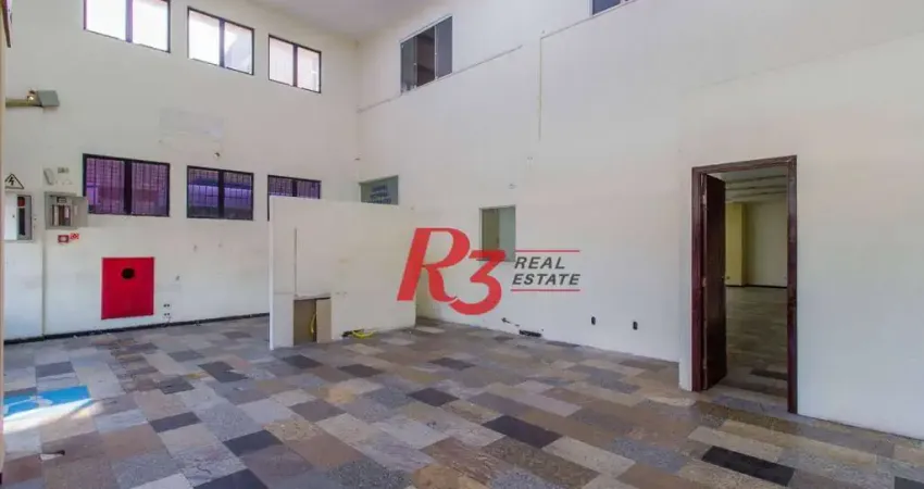 Loja para alugar, 380 m² por R$ 20.000,00/mês - Aparecida - Santos/SP