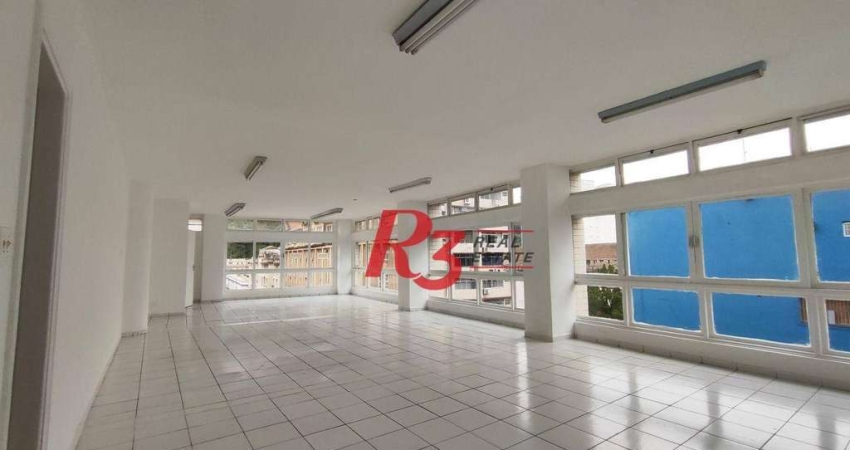 Sala para alugar, 120 m² - Centro - Santos/SP