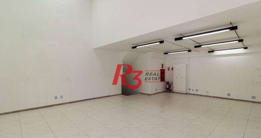 Loja para alugar, 60 m² por R$ 6.000,00/mês - Centro - Santos/SP