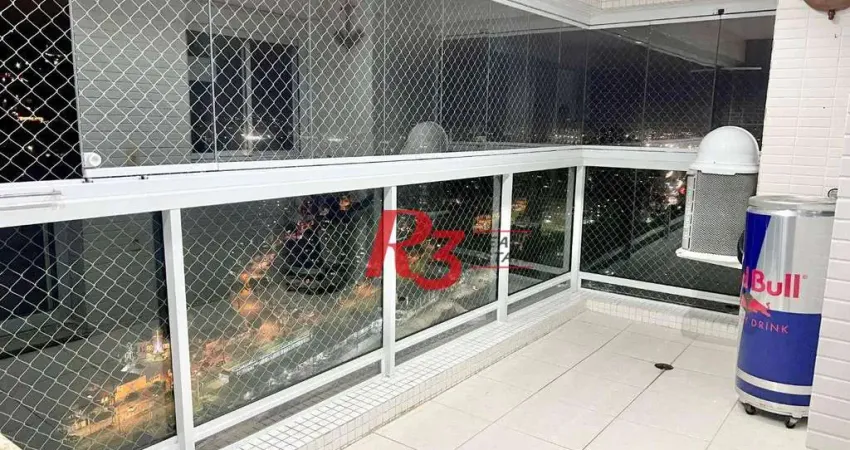 Apartamento à venda, 77 m² por r$ 780.000,00 - josé menino - santos/sp