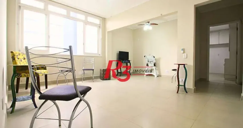 Apartamento com 2 dormitórios à venda, 86 m² por R$ 580.000,00 - Boqueirão - Santos/SP