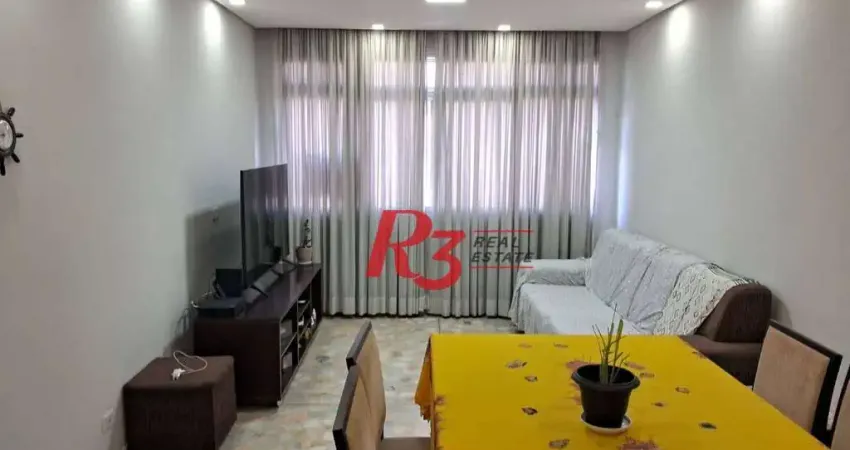 Apartamento com 2 dormitórios à venda, 82 m² por R$ 450.000,00 - Embaré - Santos/SP