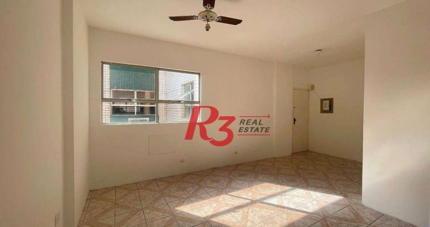 Sala, 73 m² - venda por R$ 350.000,00 ou aluguel por R$ 3.000,00/mês - Vila Belmiro - Santos/SP