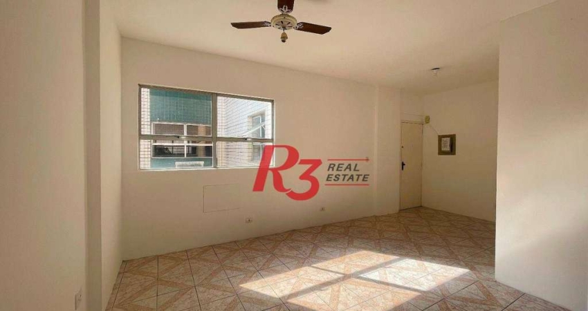 Sala, 73 m² - venda por R$ 350.000,00 ou aluguel por R$ 3.000,00/mês - Vila Belmiro - Santos/SP