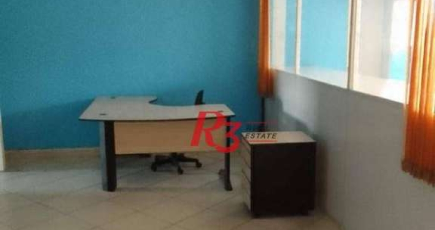 Conjunto para alugar, 210 m² por R$ 2.500,00/mês - Centro - Santos/SP