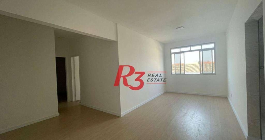 Apartamento com 2 dormitórios à venda, 76 m² por R$ 350.000,00 - Estuário - Santos/SP