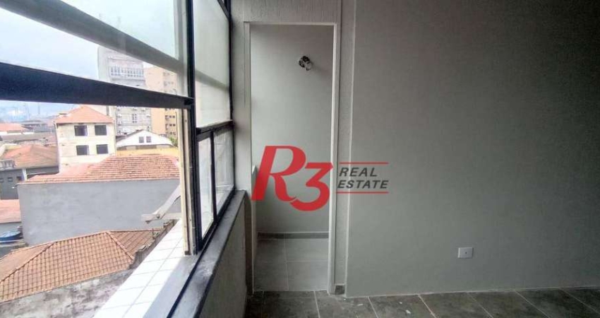 Sala para alugar, 30 m² por R$ 2.500,00/mês - Centro - Santos/SP