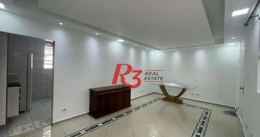 Apartamento com 3 dormitórios à venda, 115 m² por r$ 690.000,00 - boqueirão - santos/sp