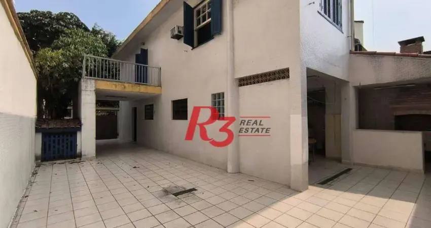 Casa com 3 dormitórios à venda, 210 m² por R$ 2.130.000,00 - Embaré - Santos/SP