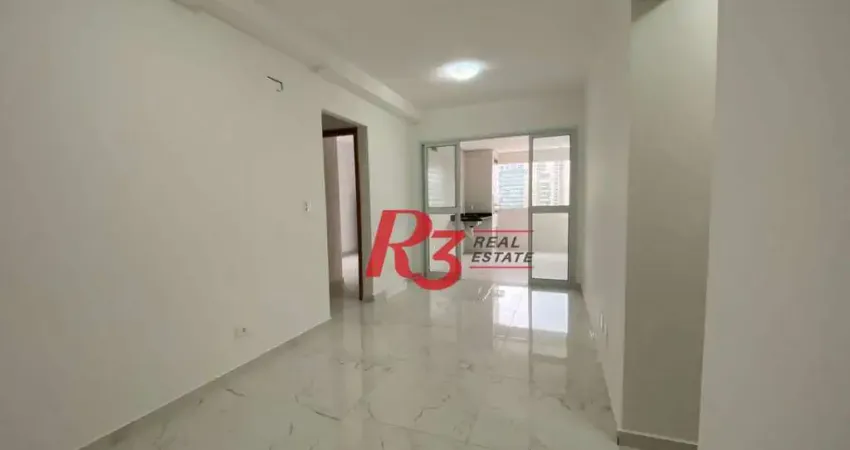 Apartamento com 2 dormitórios para alugar, 69 m² por R$ 5.500,00/mês - Boqueirão - Santos/SP
