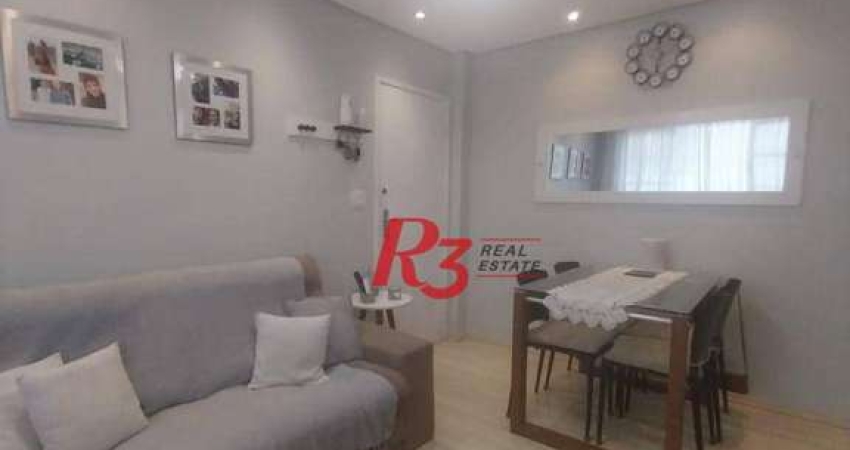 Apartamento com 1 dormitório à venda, 60 m² por R$ 266.000,00 - Itararé - São Vicente/SP