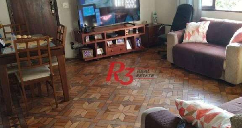 Apartamento à venda, 82 m² por R$ 510.000,00 - Gonzaga - Santos/SP