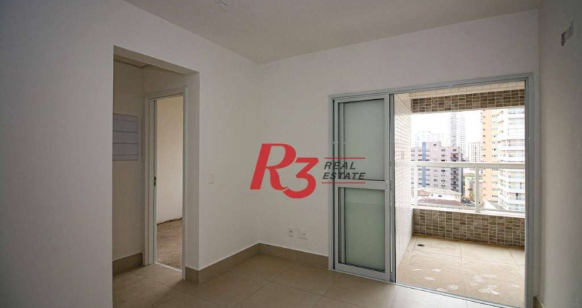 Apartamento com 1 dormitório à venda, 53 m² por R$ 760.000,00 - Boqueirão - Santos/SP