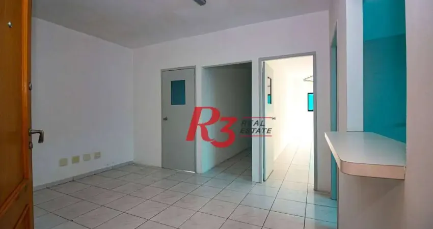 Sala para alugar, 115 m² por R$ 4.400/pacote mensal - Vila Mathias - Santos/SP