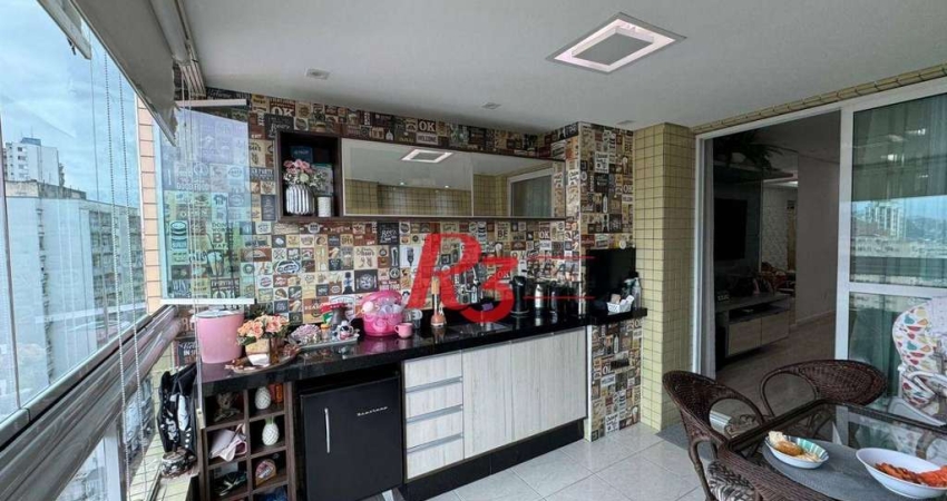 Apartamento com 2 dormitórios à venda, 87 m² por R$ 630.000,00 - Centro - São Vicente/SP