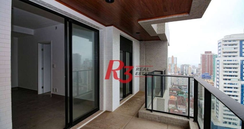 Apartamento com 1 dormitório à venda, 54 m² por R$ 775.000,00 - Boqueirão - Santos/SP