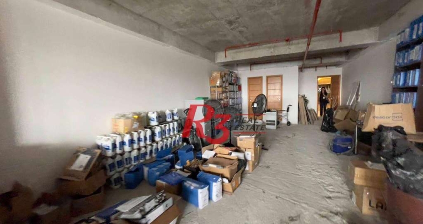 Sala à venda, 94 m² por R$ 575.000,00 - Centro - Santos/SP