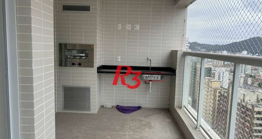 Apartamento com 3 quartos à venda, 99 m² por R$ 1.800.000 - Gonzaga - Santos/SP