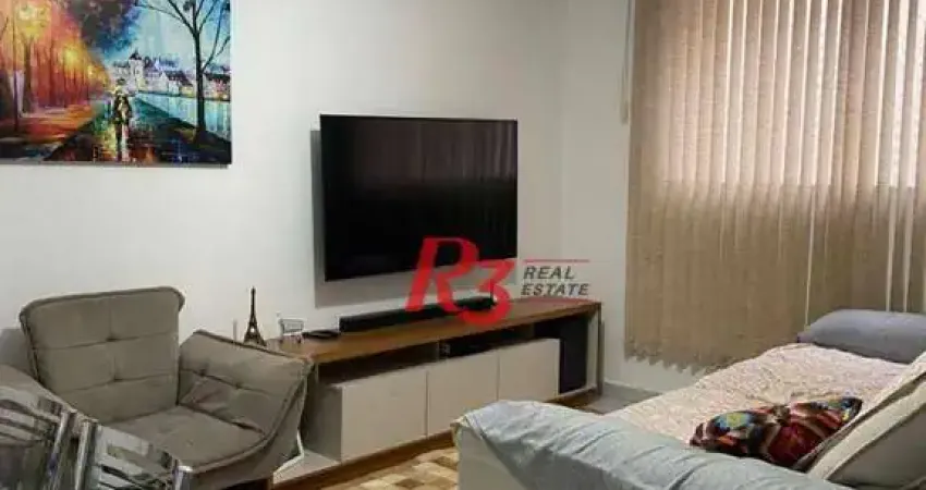 Apartamento com 1 dormitório à venda, 55 m² por R$ 320.000,00 - Macuco - Santos/SP