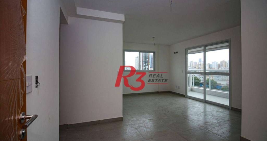 Apartamento, 77 m² - venda por R$ 703.000,00 ou aluguel por R$ 6.600,00/mês - Ponta da Praia - Santos/SP