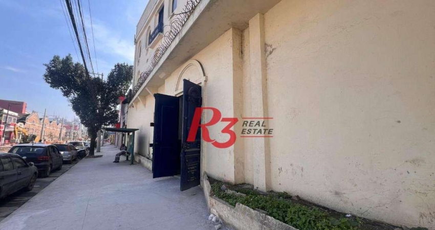 Salão para alugar, 1000 m² por R$ 10.000,00/mês - Centro - Santos/SP
