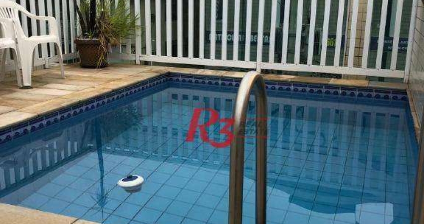 Casa com 4 dormitórios, 320 m² - venda por R$ 1.800.000,00 ou aluguel por R$ 15.000,00/mês - Embaré - Santos/SP