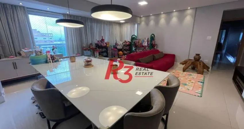 Apartamento à venda, 157 m² por R$ 2.120.000,00 - Embaré - Santos/SP