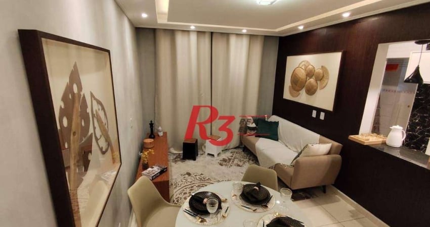 Apartamento com 2 dormitórios à venda, 60 m² por R$ 350.000,00 - Vila Voturuá - São Vicente/SP