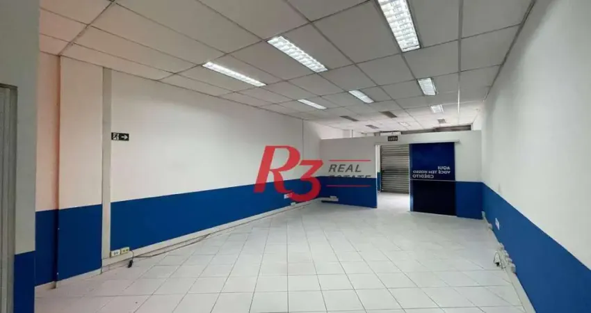Loja para alugar, 82 m² por R$ 4.300,02/mês - Centro - Santos/SP